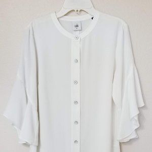 NWOT - Cabi Ivory Float Blouse - XS